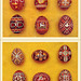 Ukrainian Easter Egg Postcards (6), c1970