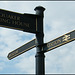 Amersham town signpost