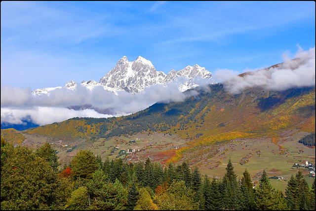 Autumn in the High Caucasus