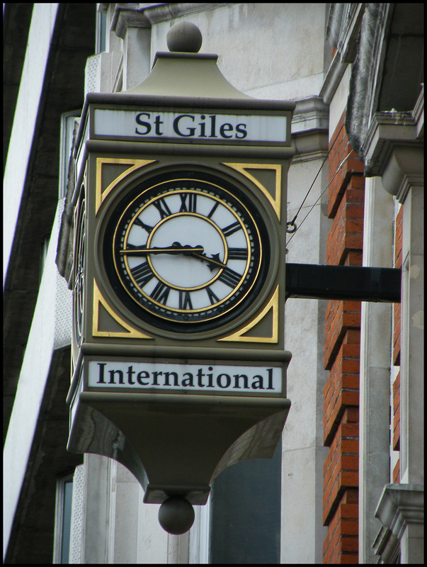 St Giles International clock