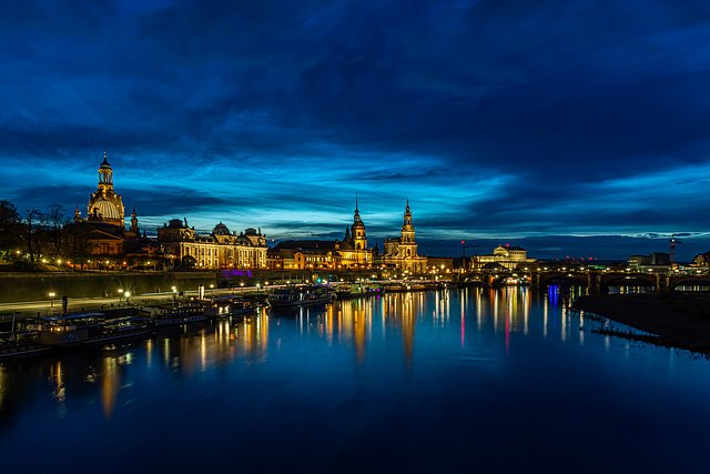 Dresden, Blick zum Terassenufer