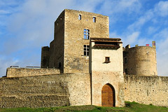 Château médiéval de Montrond-les-Bains (département de la Loire)