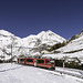 Bernina Express auf der Alp Grüm   2091 m über Meer