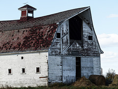 The big white barn