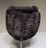 Basket from Rio Tinto in the Archaeological Museum of Madrid, October 2022