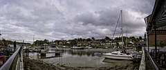Wootton Creek view from The Sloop Inn -Pano