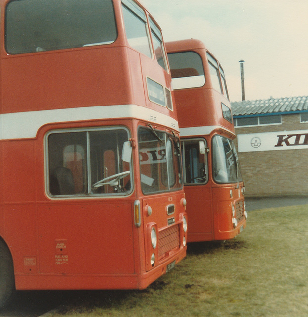 Eastern Counties LFS 286F and TEX 405R  - Mar 1981