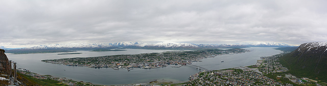 Norway, The City of Tromsø on the Island of Tromsøya