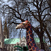 Incroyable , une girafe quasiment aussi haute que la cathédrale de Chartres