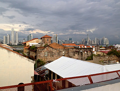 Roof top view of Panama City