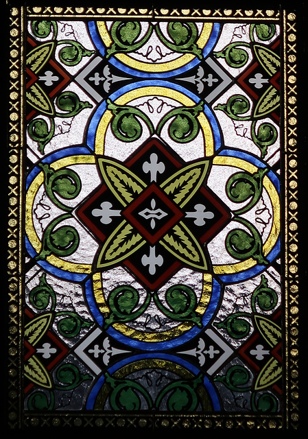 Stained glass panel, St Sophia Church