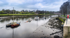 River Leven at Low Tide Panorama