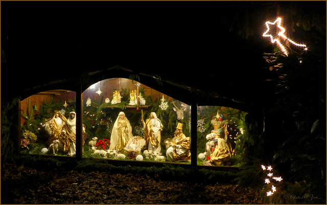 Nativity in Baarn, the Netherlands...