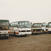 Cars Delgrange line-up at Oost Cappel - 25 Mar 1996