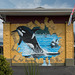 Orca Mural in the Town of Duncan, Vancouver Island