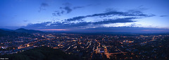 #06 Freiburg during the blue hour from Observation tower on the Schlossberg