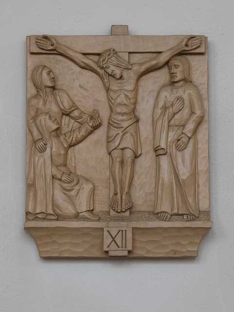 Station 12 - Jesus stirbt am Kreuz