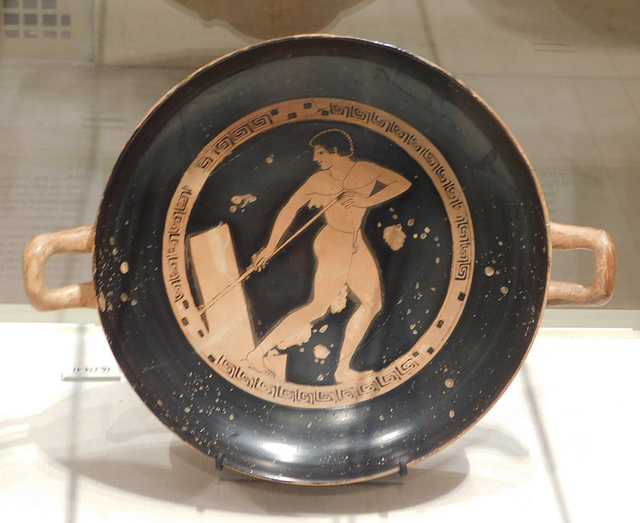 Terracotta Kylix Attributed to the Colmar Painter in the Metropolitan Museum of Art, September 2018