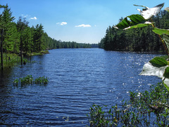 French River, Unnamed Lake Nearby - 2007