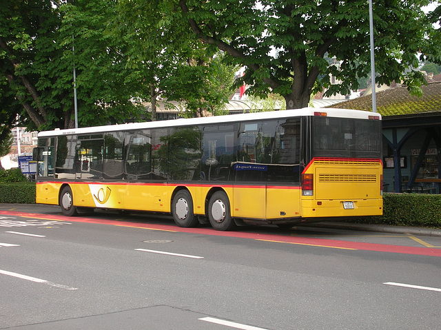 DSCN2039 Postbus liveried Setra (Bucheli of Kriens?) 21 (LU 15010) at Luzern - 14 Jun 2008
