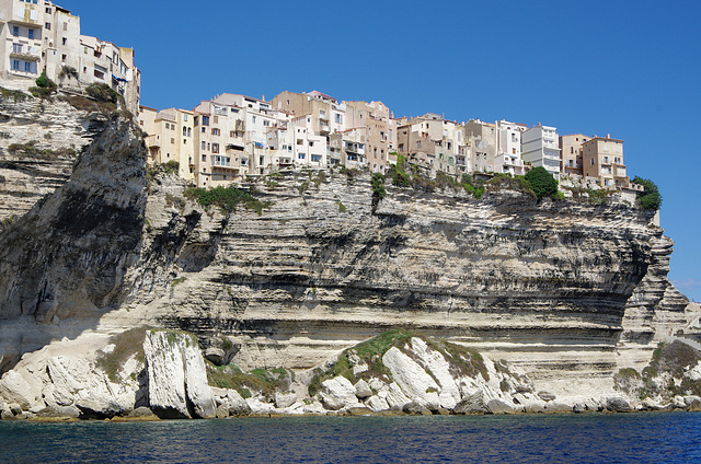 The old town, perched on the cliffs
