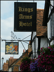 Kings Arms Hotel signs