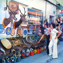 Stuffed deer, and souvenirs, souvenirs-