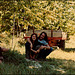 Visan, Vaucluse.  August 1981. Friends.