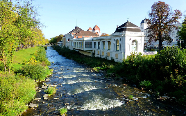 DE - Bad Neuenahr-Ahrweiler - Ahr river and casino building