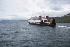 CalMac Ferry IONA sails from Malaig for Armadale,Skye 14th May 1993