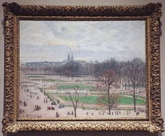 Garden of the Tuileries: Winter Afternoon by Pissarro in the Metropolitan Museum of Art, July 2018