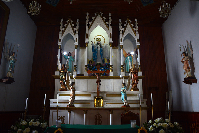 Mexico Close-up, Interior of Iglesia de Mexicanos in San Cristobal de las Casas