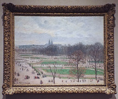 Garden of the Tuileries: Winter Afternoon by Pissarro in the Metropolitan Museum of Art, July 2018