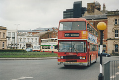 Ribble Motor Services 2107 (JFR 7W) in Rochdale – 21 Mar 1992 (157-6)