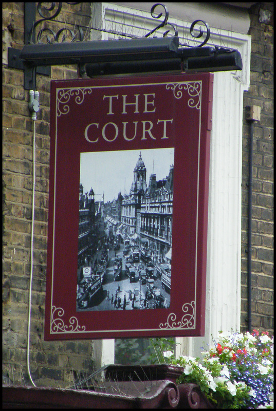 The Court pub sign