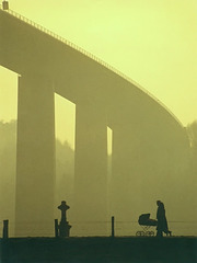 Ruhrtalbrücke im November 1980