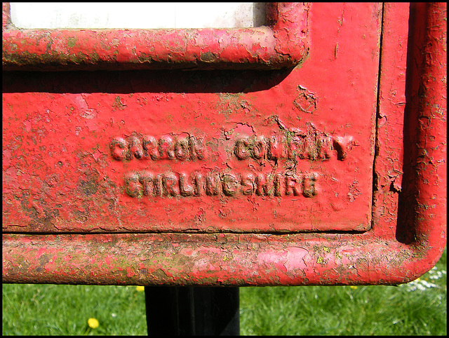 Carron Company post box