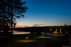 abends im Camp Norwide am Hossanjärvi (© Buelipix)