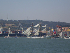Tall Ships Race - departure from Lisbon.