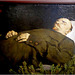V.I. Lénine sur son lit de mort