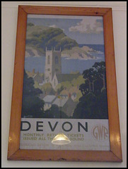 GWR Devon travel poster