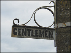 old Gentlemen sign