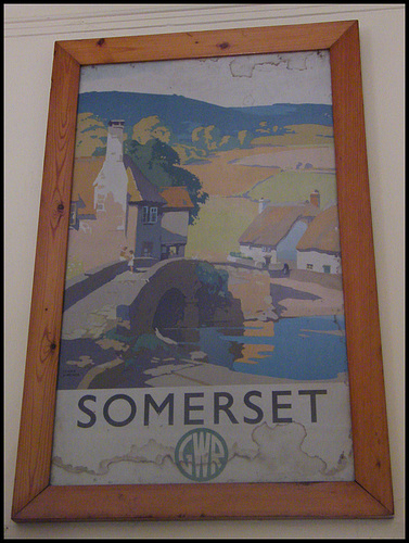 Somerset travel poster