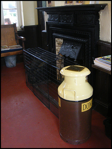 station fireplace