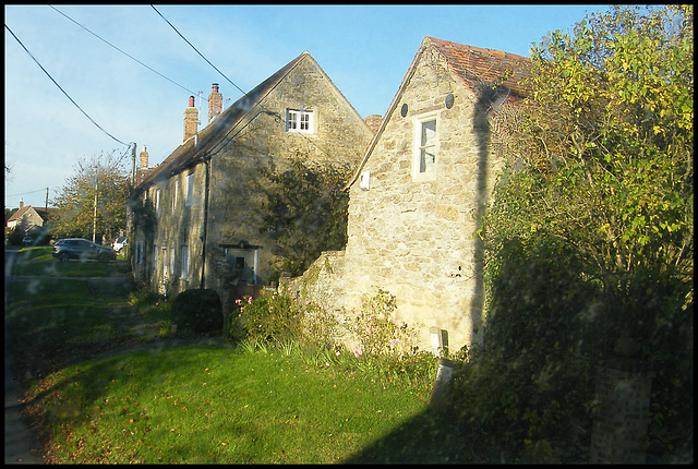 stone cottages at Garsington