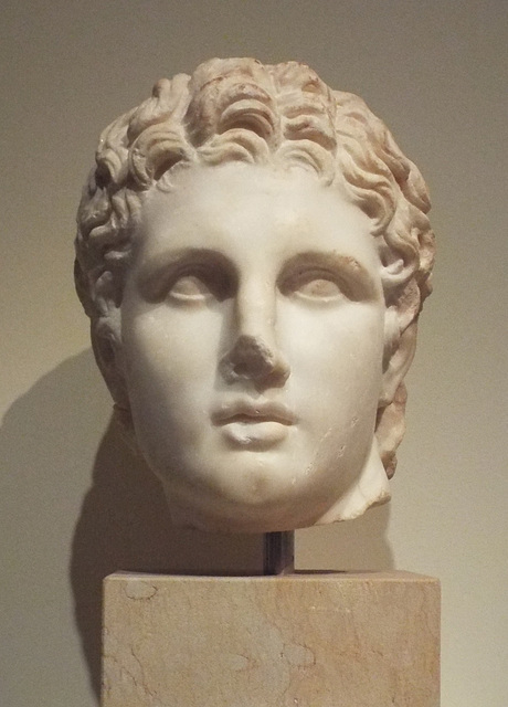 Marble Head of a Young Man from Pergamon in the Metropolitan Museum of Art, July 2016