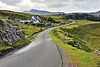 Winding road from The Slipway towards Staffin, Isle of Skye