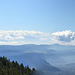 Panoramablick vom Vigiljoch ins Etschtal Blickrichtung Bozen