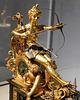 Detail of the Automaton Clock with Diana in her Chariot in the Metropolitan Museum of Art, February 2020