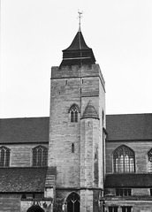 Tower at All Saints' Church, Basingstoke - September 1977
